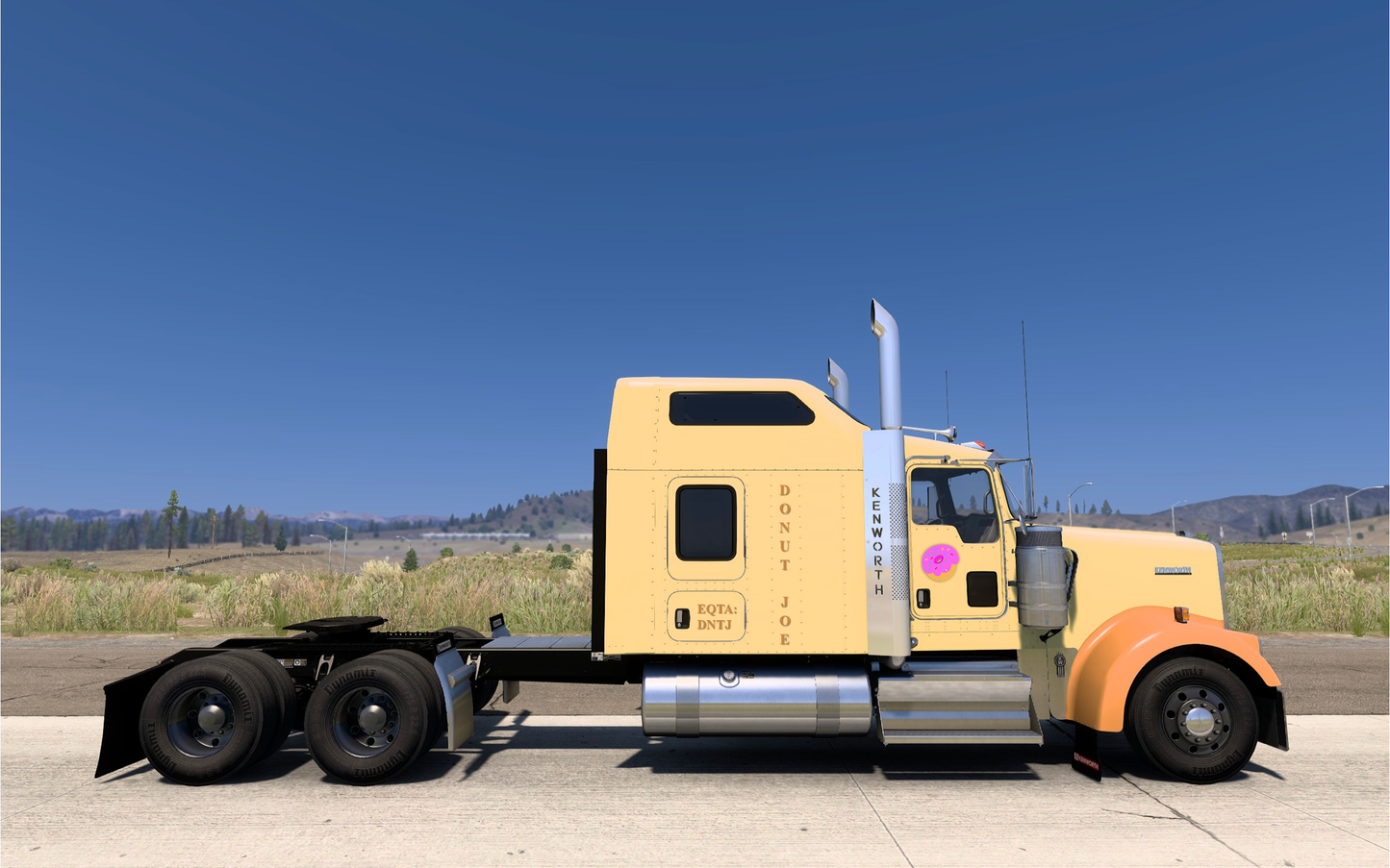 Donut Joe Kenworth W9000 ( Digital Image )