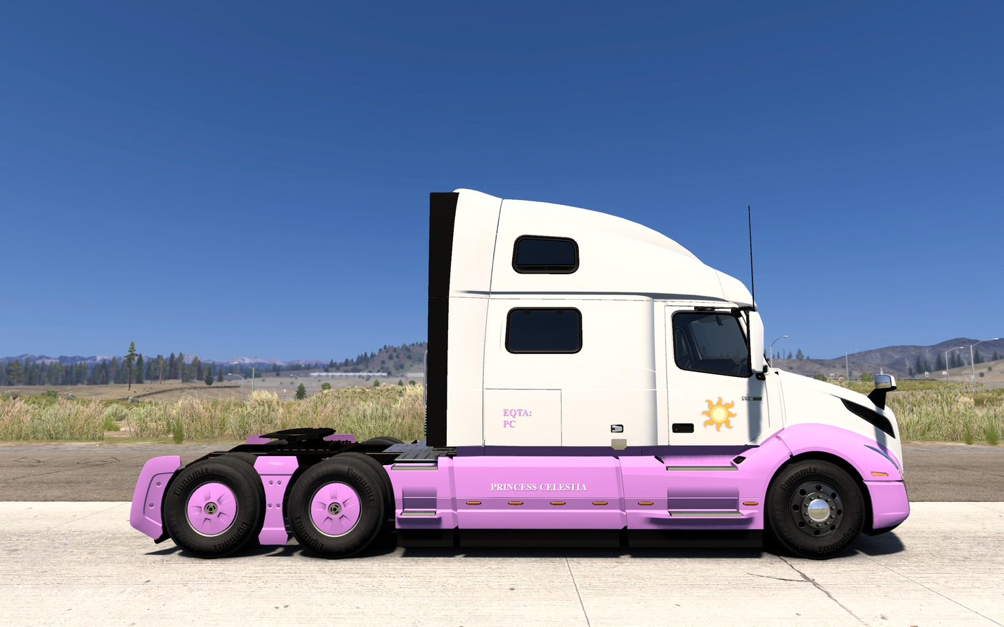Princess Celestia Volvo VNL ( Digital Image )