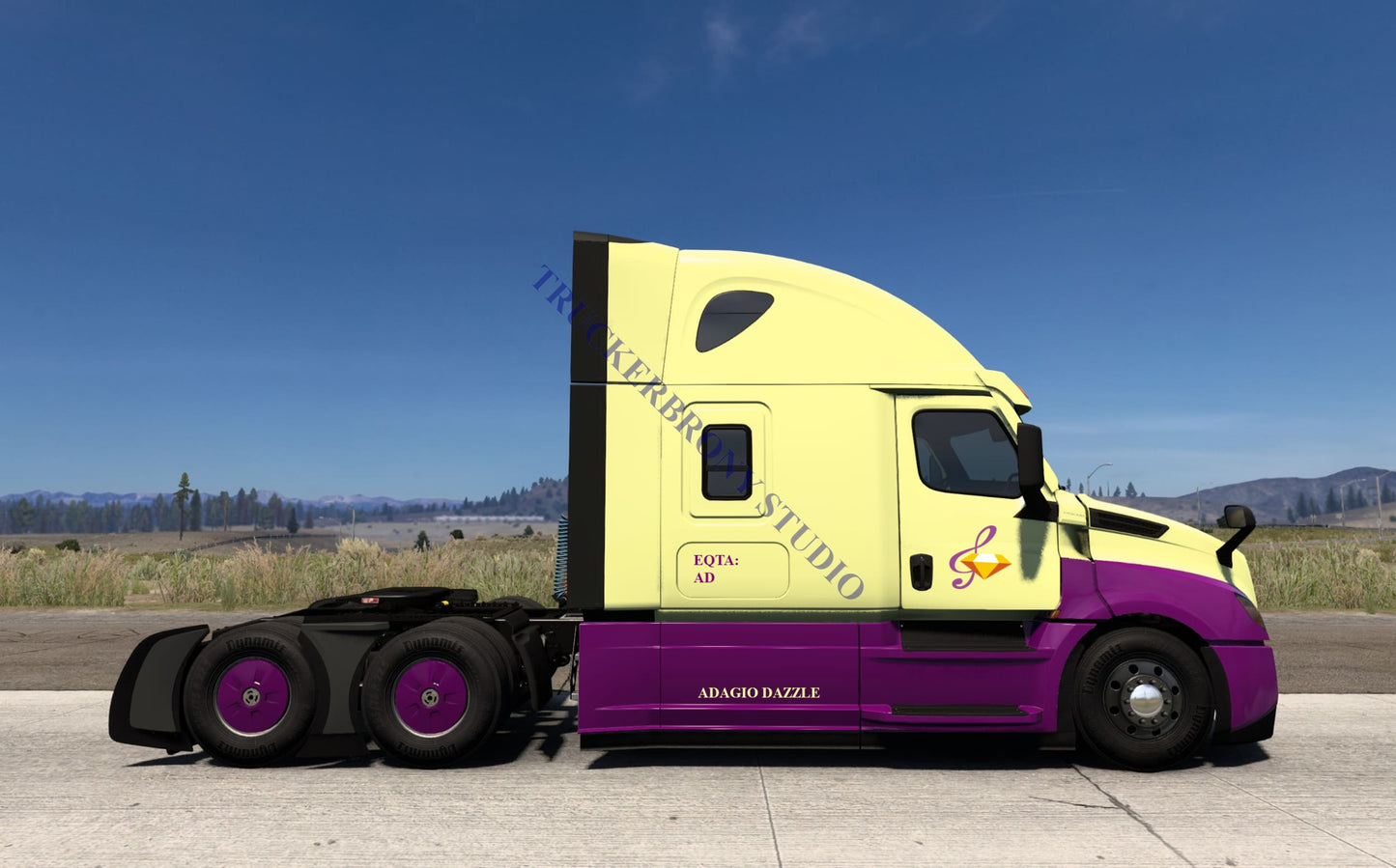 Adagio Dazzle Freightliner Cascadia (Digital Image)