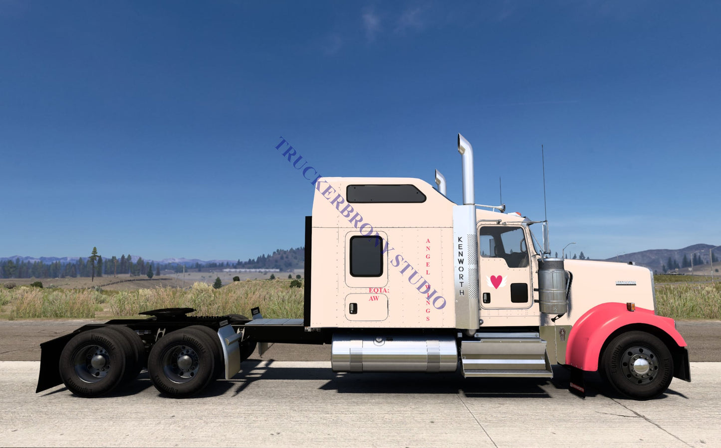 Angel Wings Kenworth W9000 (Digital Image)