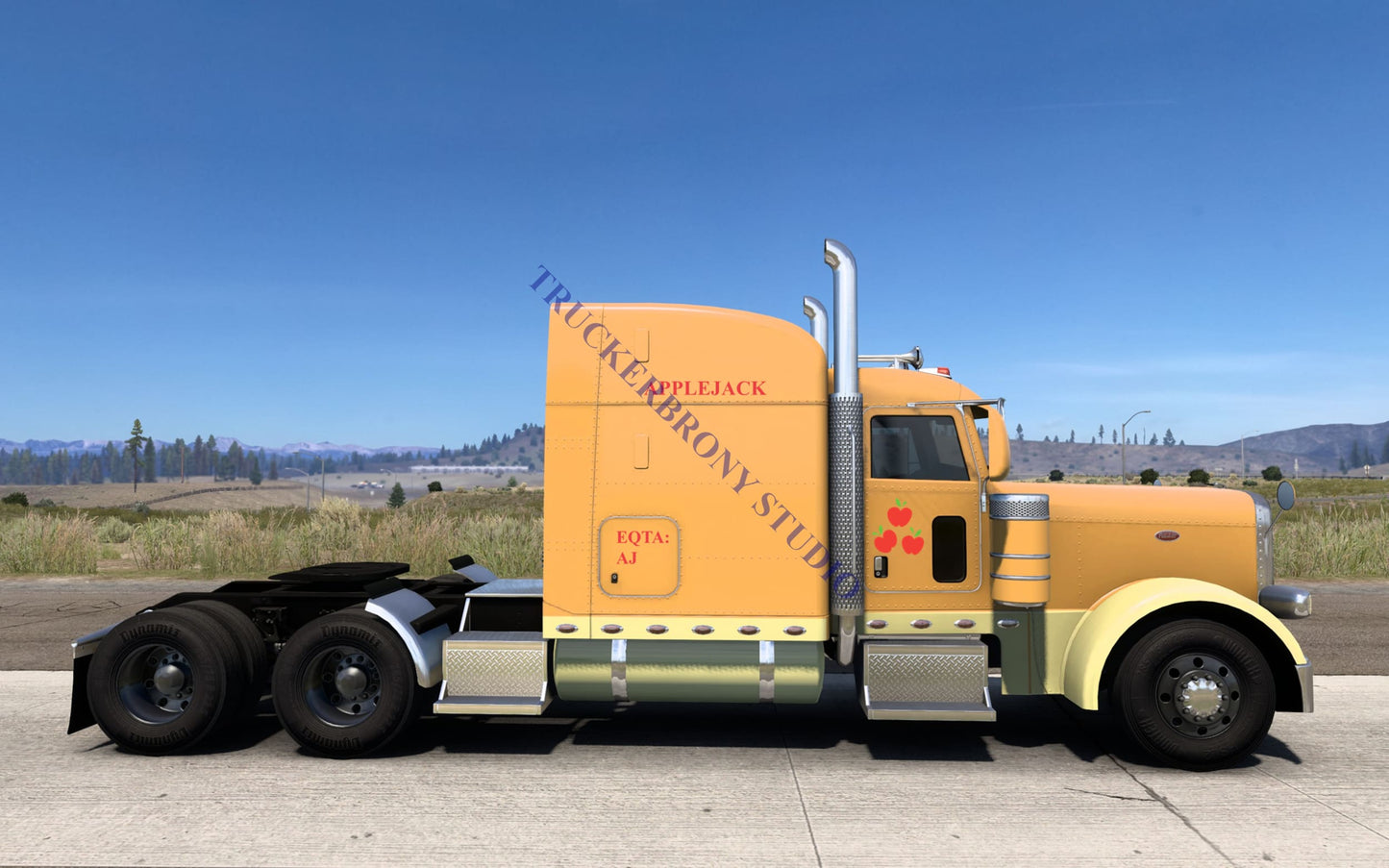 Applejack Peterbilt 389 (Digital Image)