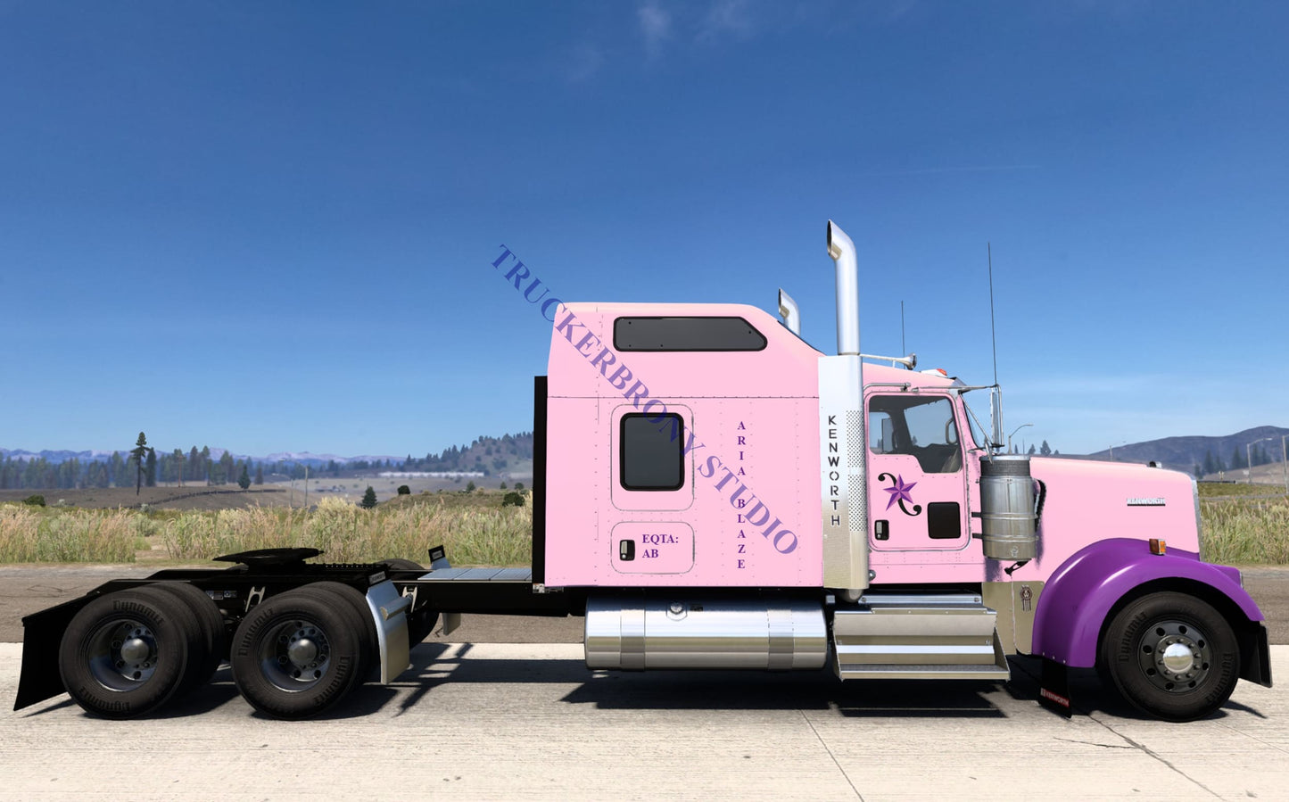Aria Blaze Kenworth W9000 (Digital Image)