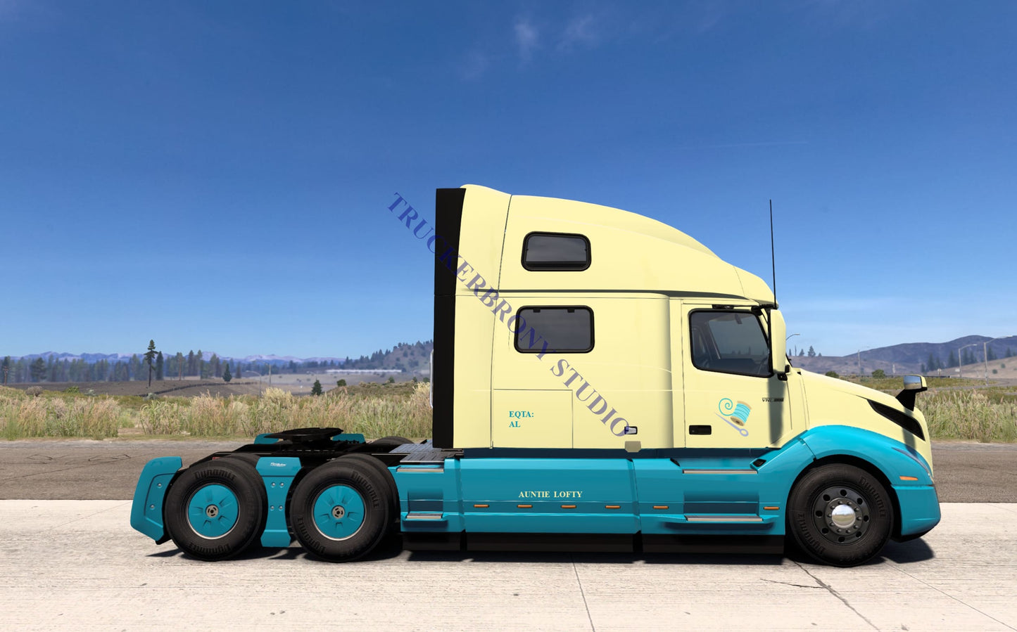 Auntie Lofty Volvo VNL (Digital Image) Digital Image