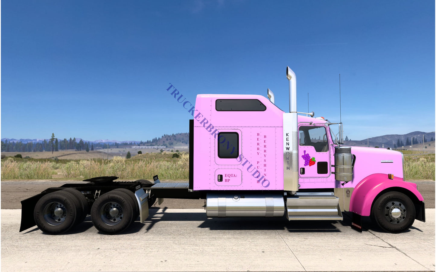 Berry Punch Kenworth W9000 (Digital Image)