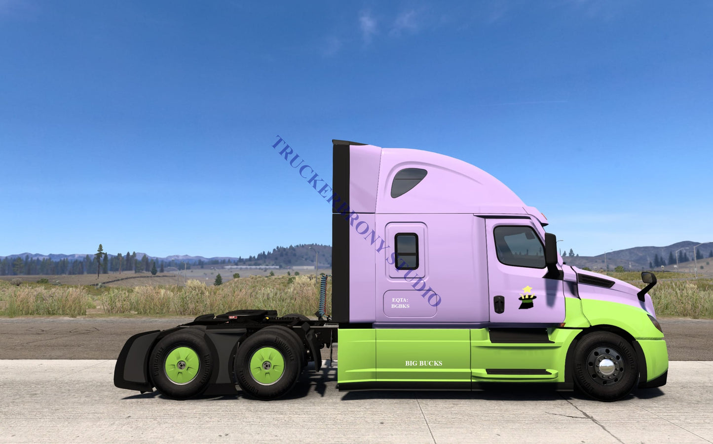 Big Bucks Freightliner Cascadia (Digital Image) Digital Image