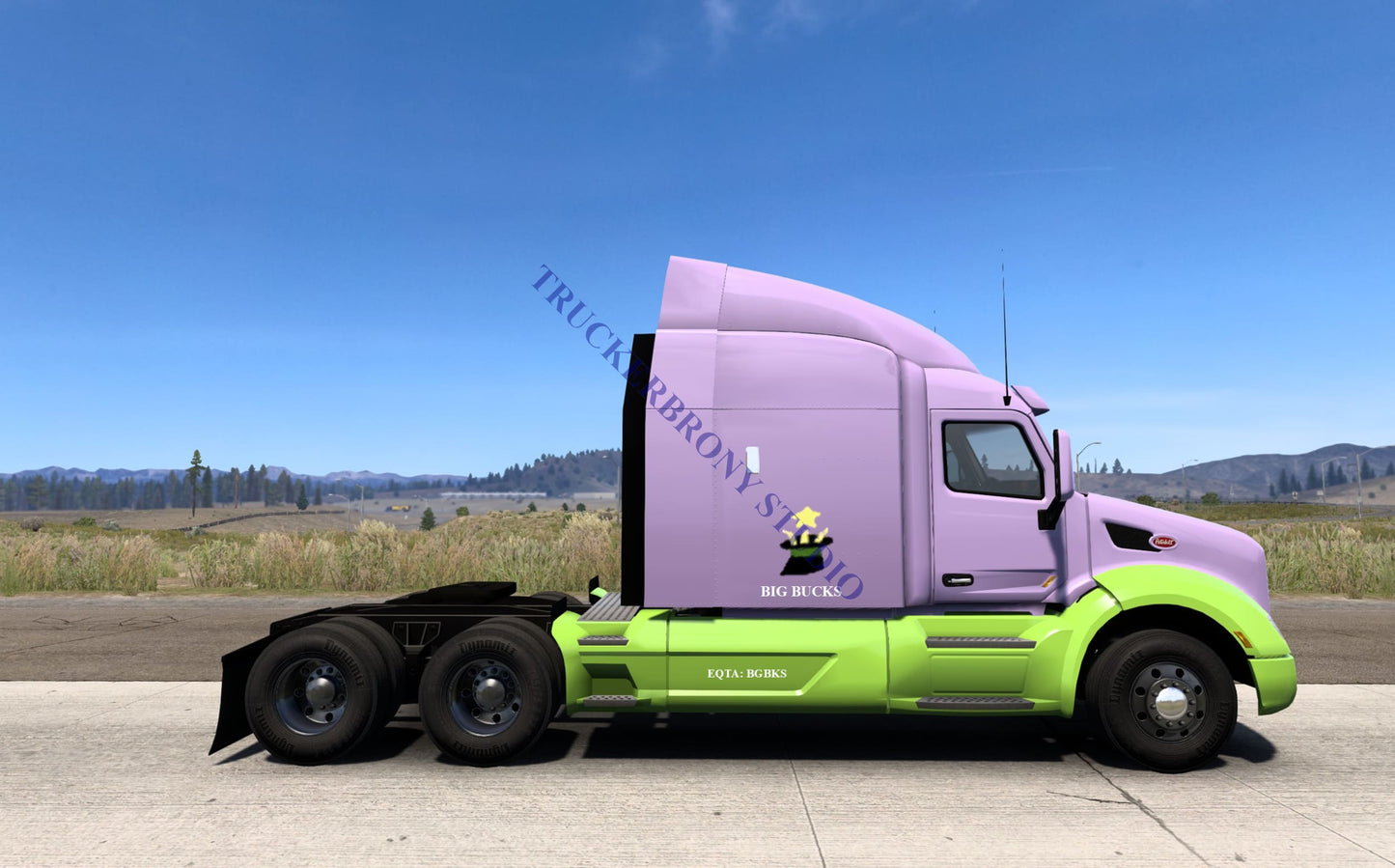 Big Bucks Peterbilt 579 (Digital Image) Digital Image