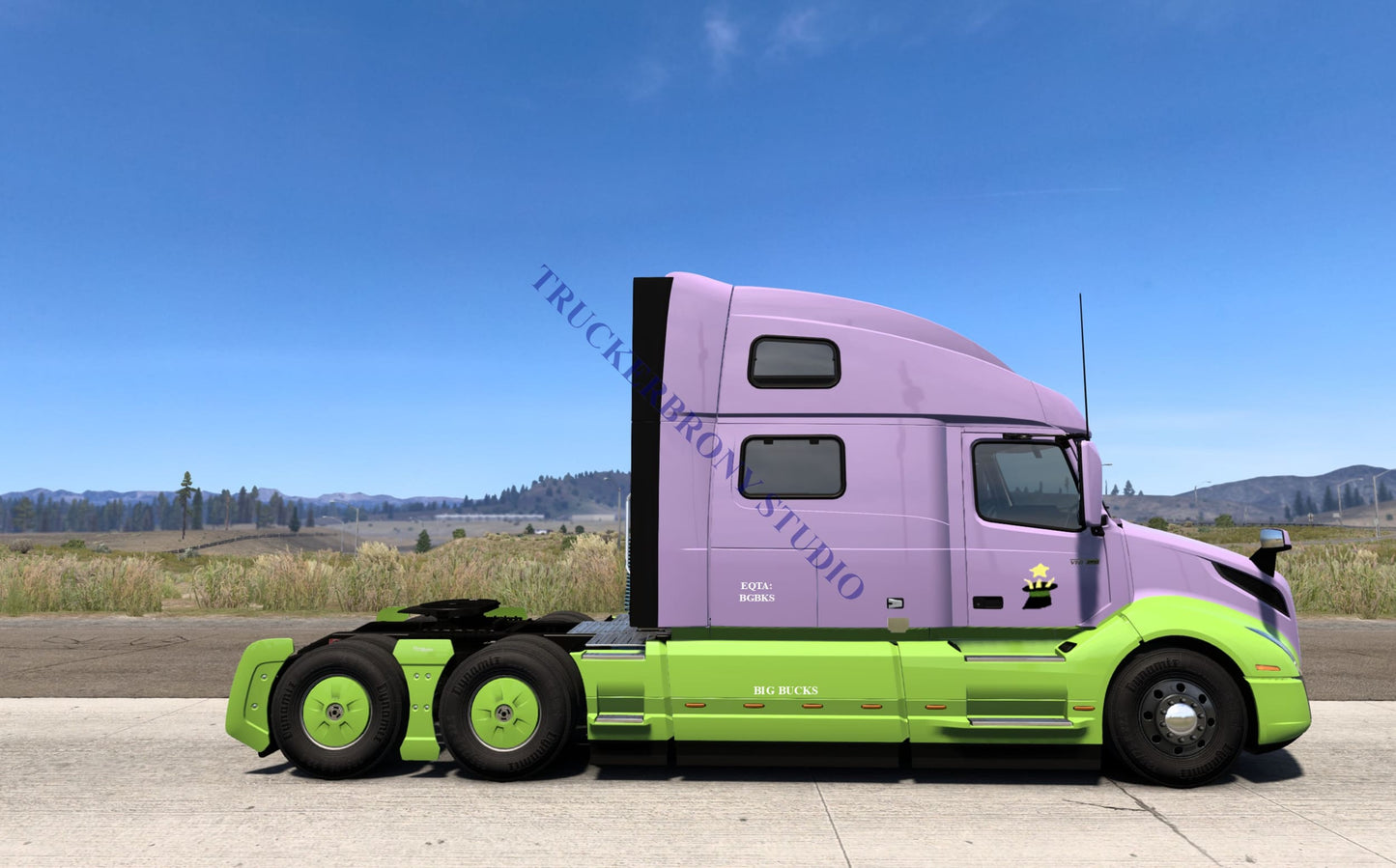 Big Bucks Volvo VNL (Digital Image) Digital Image