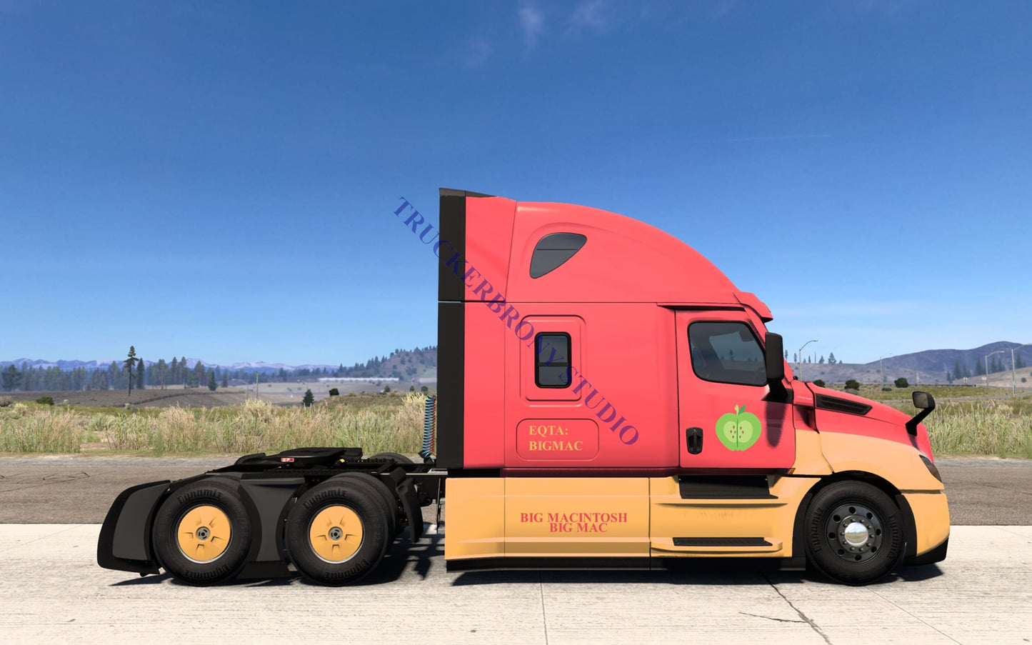 Big Macintosh-Big Mac Freightliner Cascadia (Digital Image)