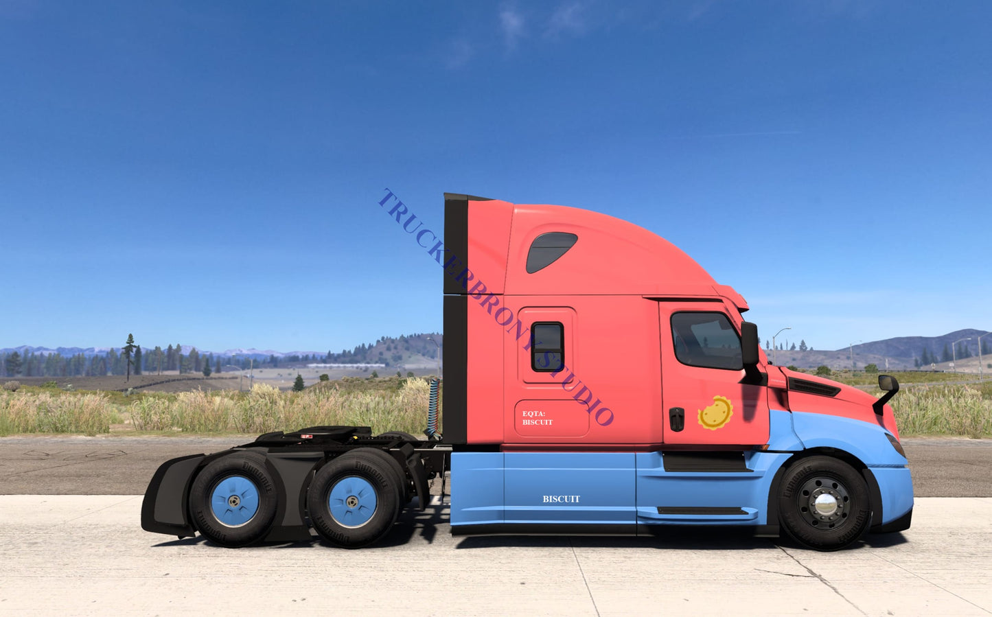 Biscuit Freightliner Cascadia (Digital Image)