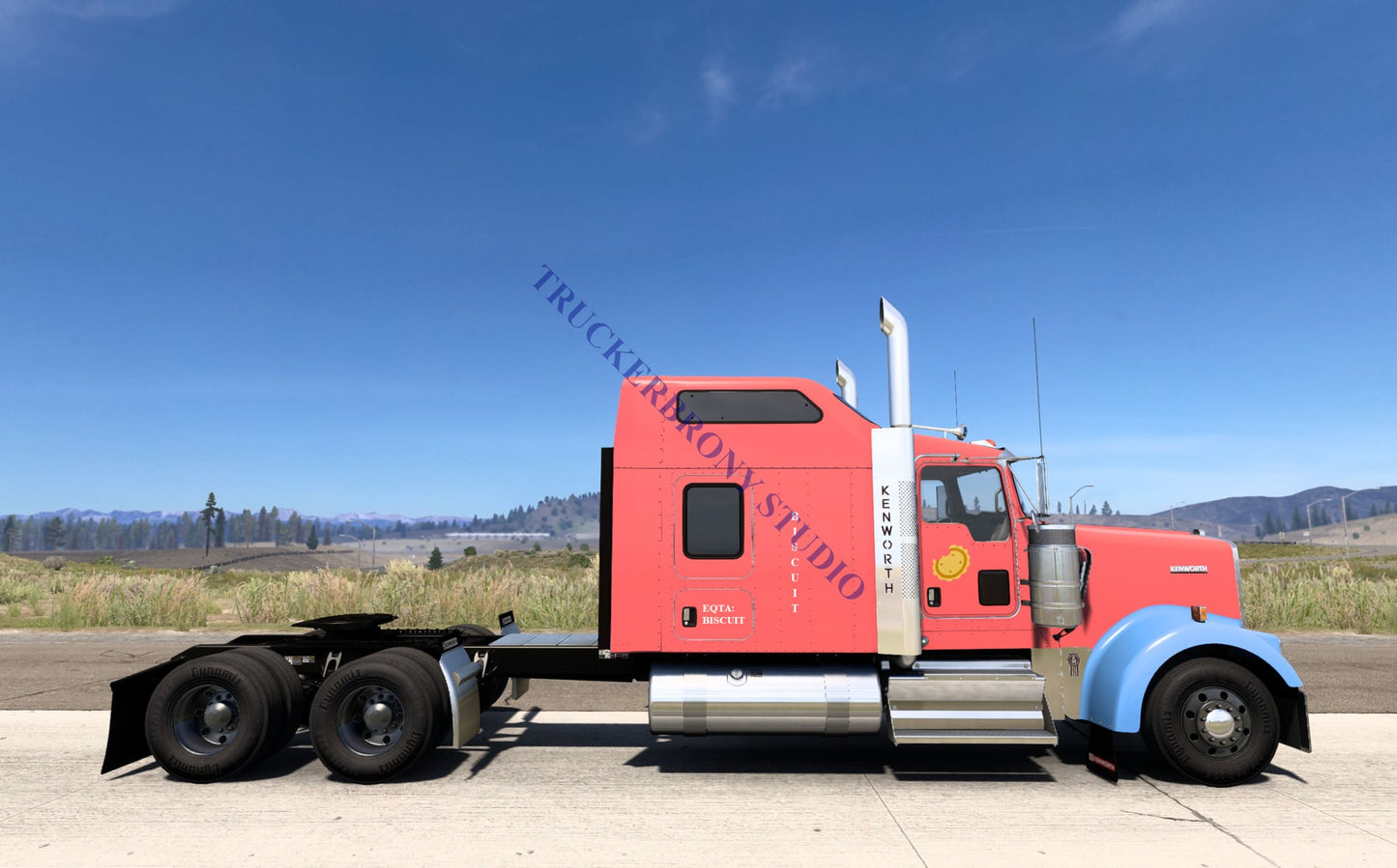 Biscuit Kenworth W9000 (Digital Image)