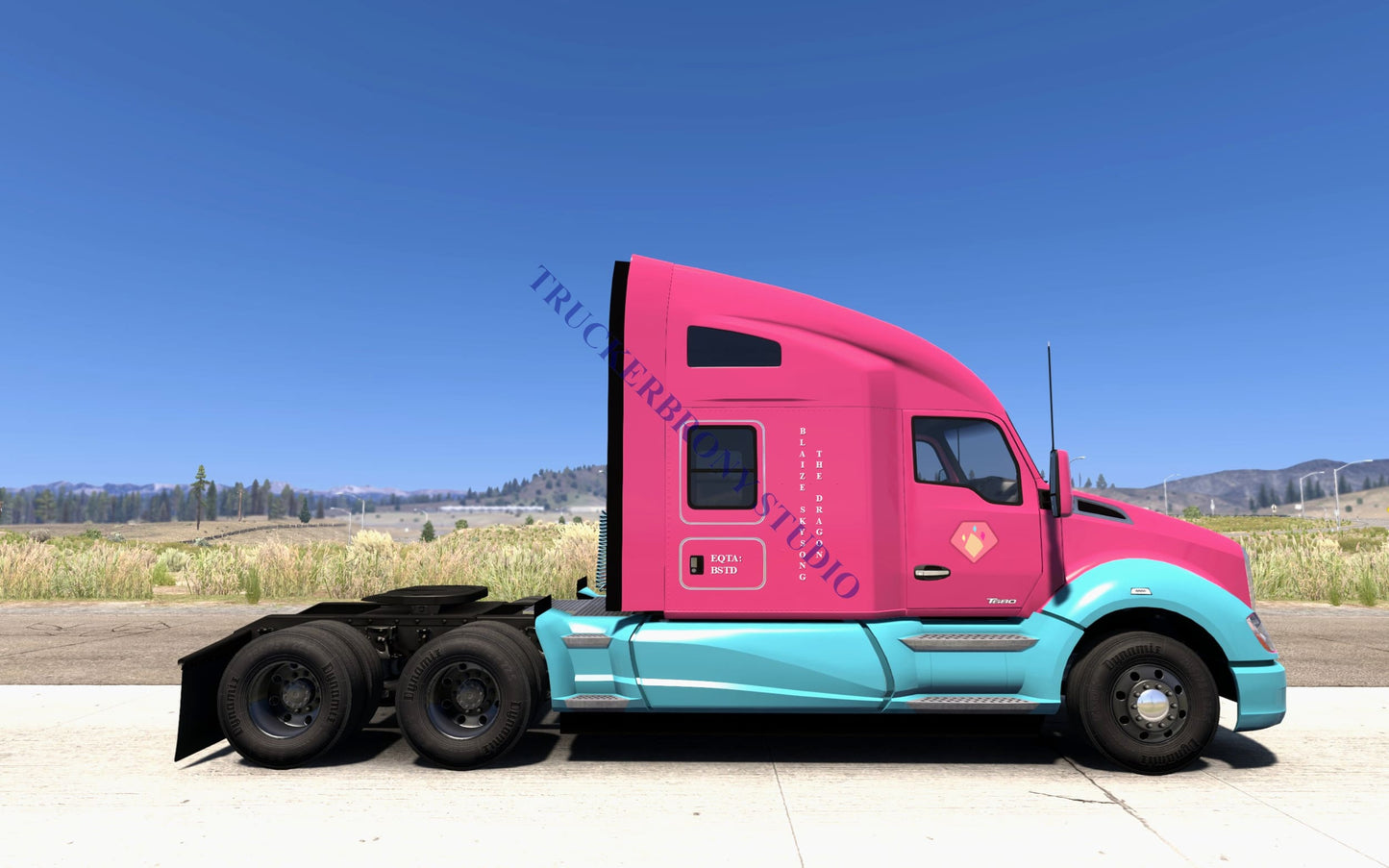 Blaize Skysong The Dragon Kenworth T680 (Digital Image) Digital Image