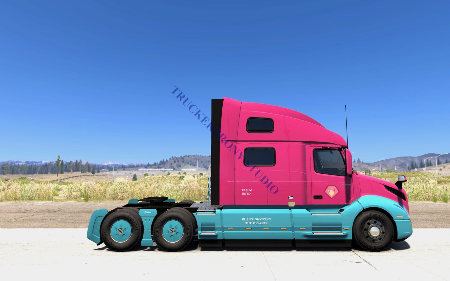 Blaize Skysong The Dragon Volvo VNL (Digital Image) Digital Image