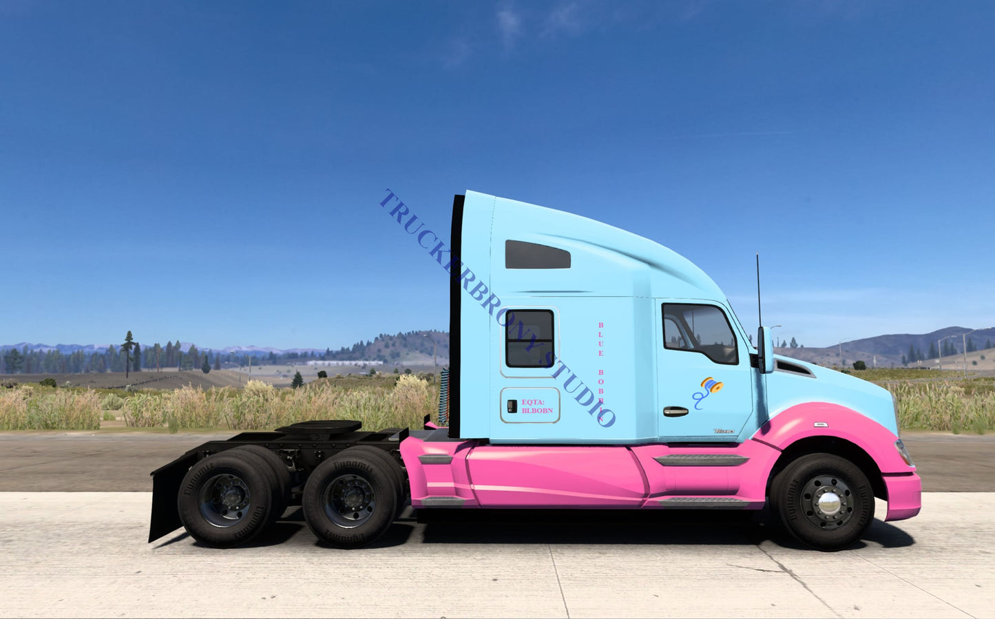 Blue Bobbin Kenworth T680 (Digital Image)