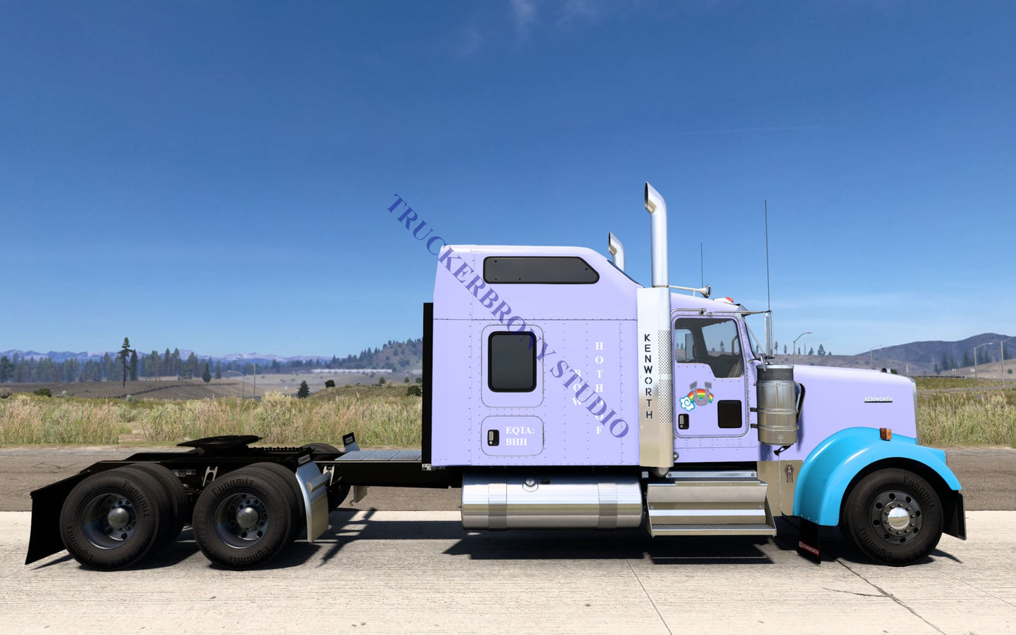 Bow Hothoof Kenworth W9000 (Digital Image)
