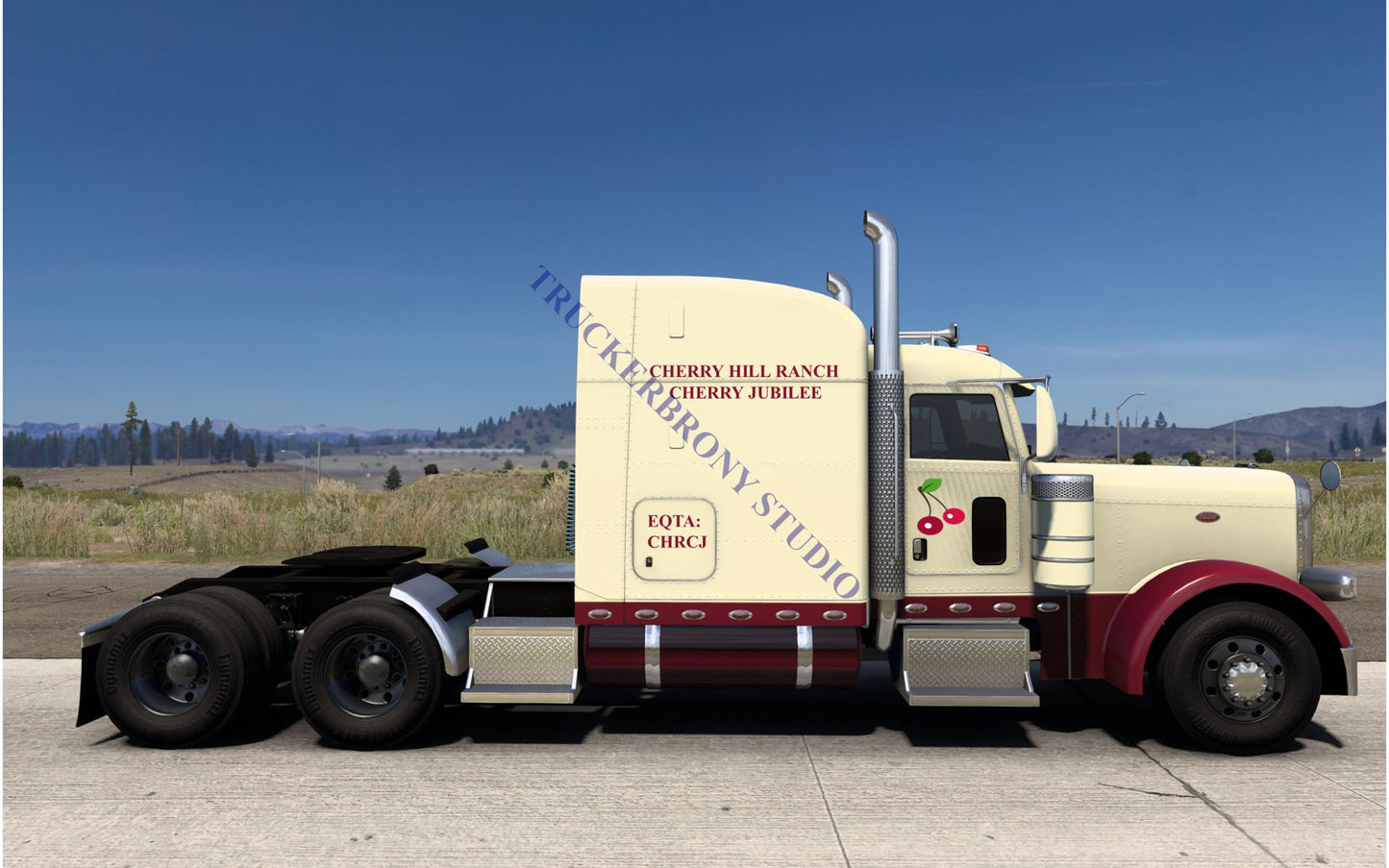 Cherry Jubilee Peterbilt 389 (Digital Image)