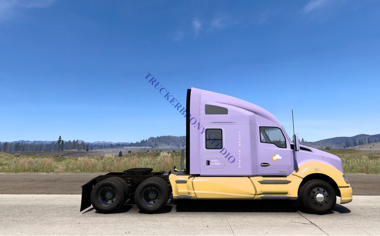 Cloud Kicker Kenworth T680 (Digital Image) Digital Image