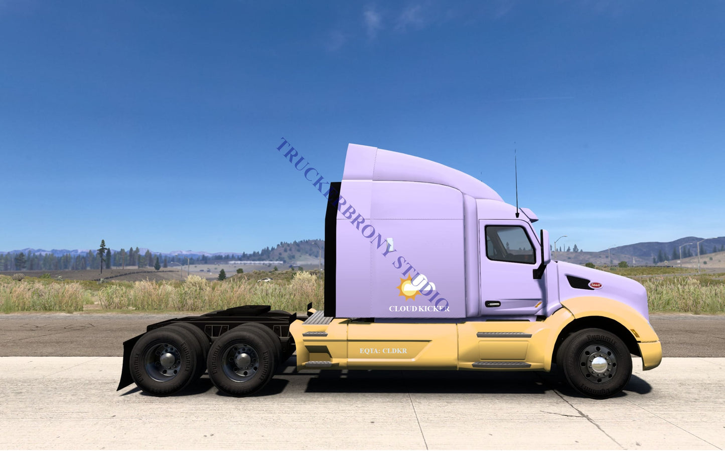 Cloud Kicker Peterbilt 579 (Digital Image) Digital Image