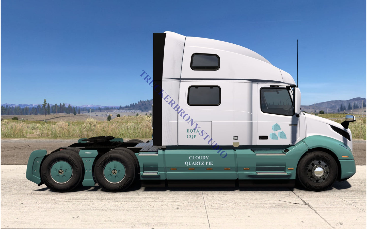 Cloudy Quartz Pie Volvo Vnl (Digital Image)