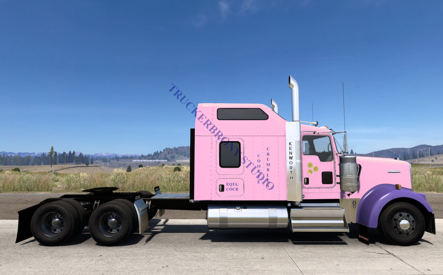 Cookie Crumbles Kenworth W9000 (Digital Image)