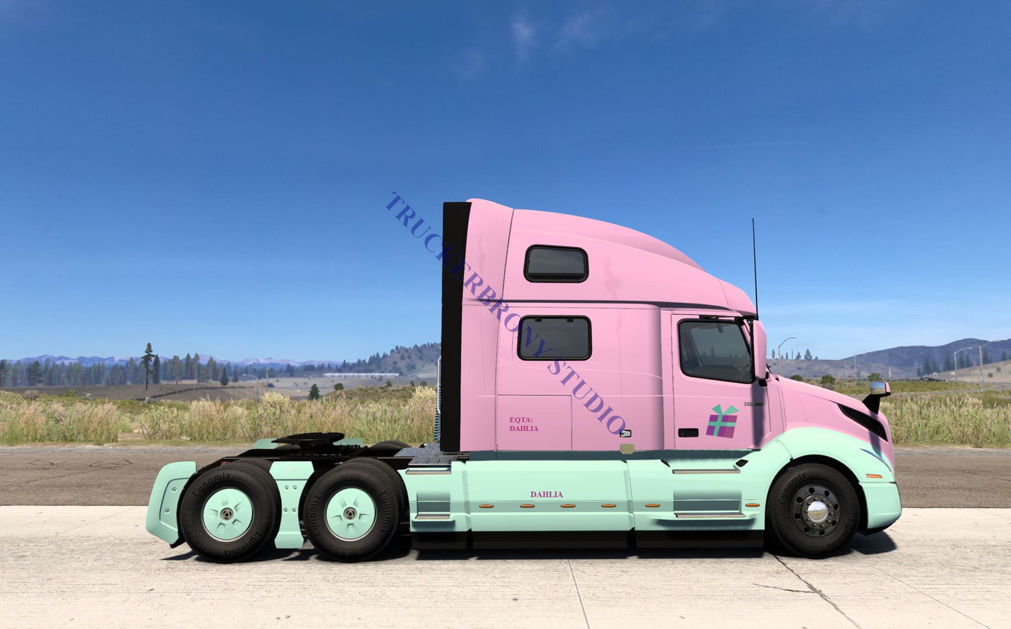 Dahlia Volvo Vnl (Digital Image)
