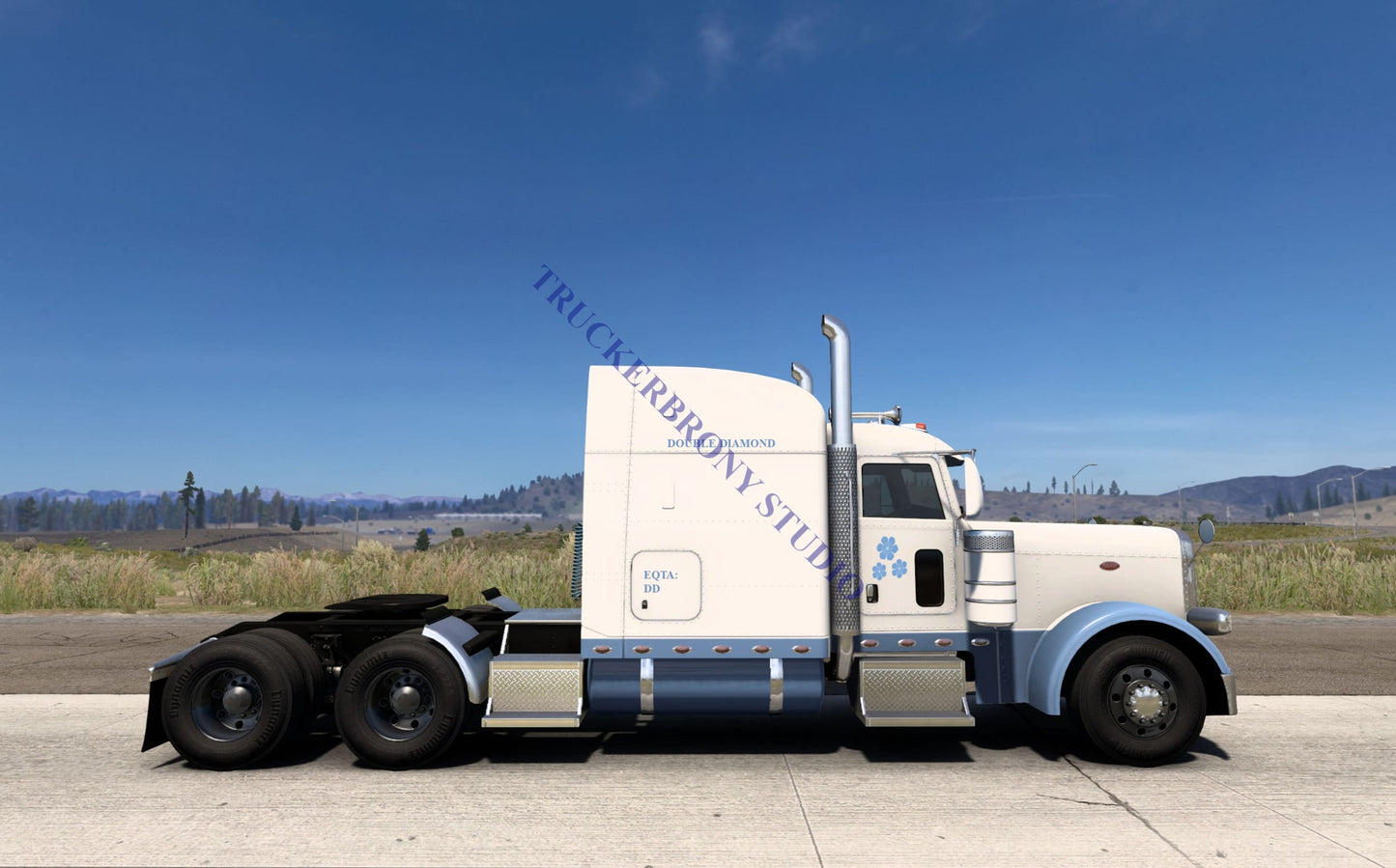 Double Diamond Peterbilt 389 (Digital Image) Digital Image