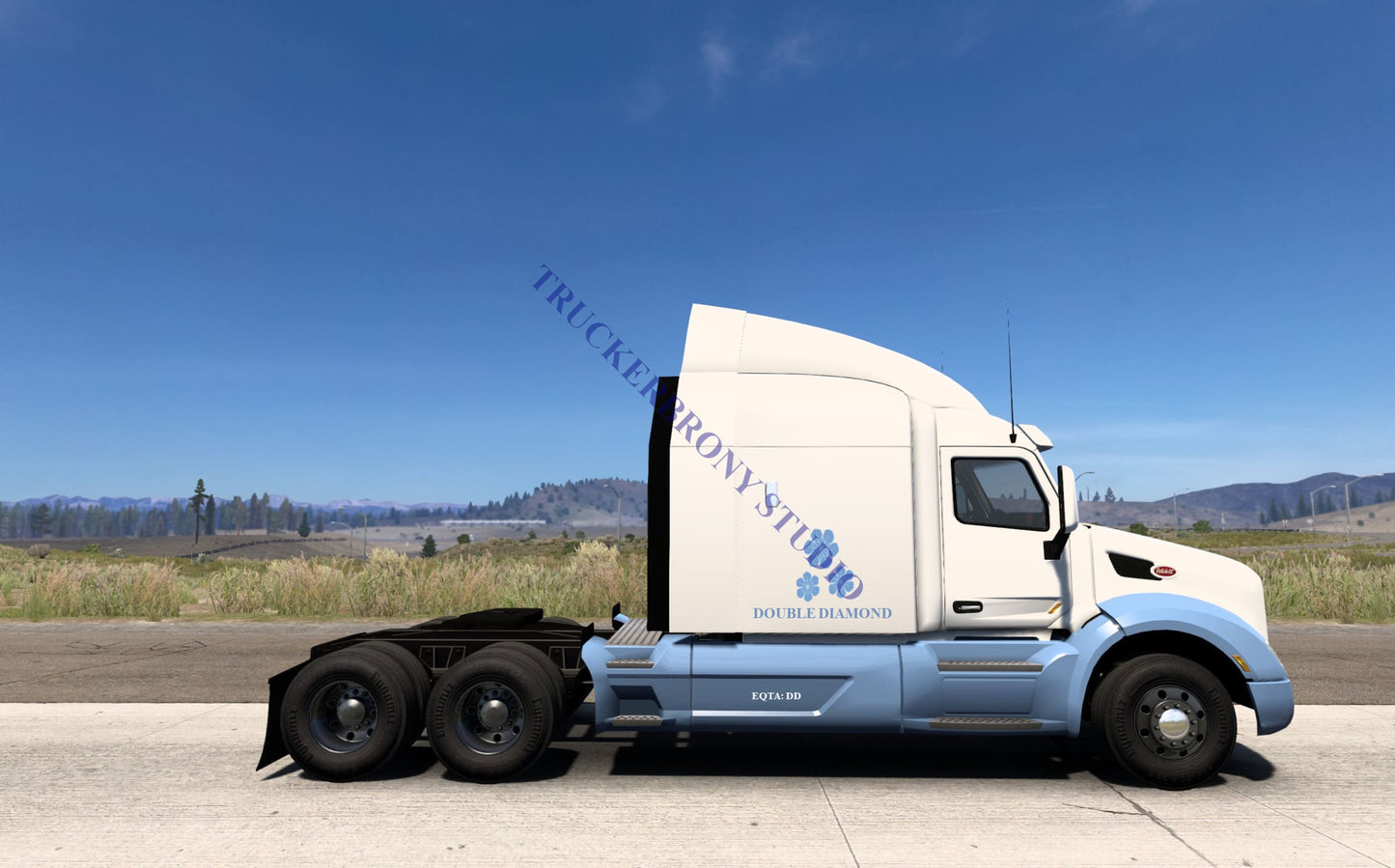 Double Diamond Peterbilt 579 (Digital Image) Digital Image