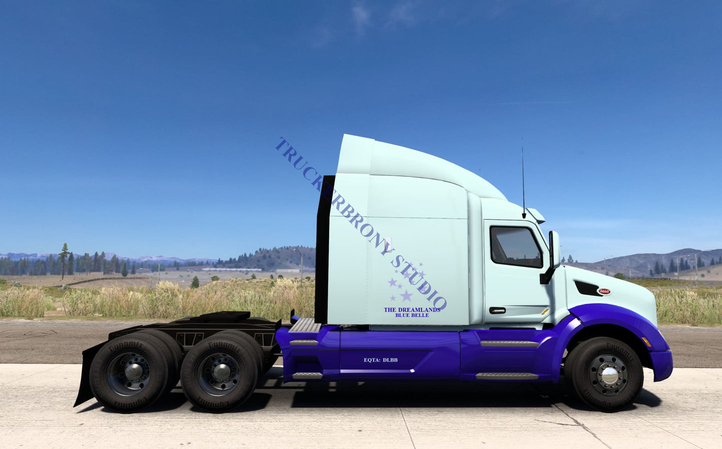 The Dreamlands (Blue Belle) Peterbilt 579 (Digital Image)