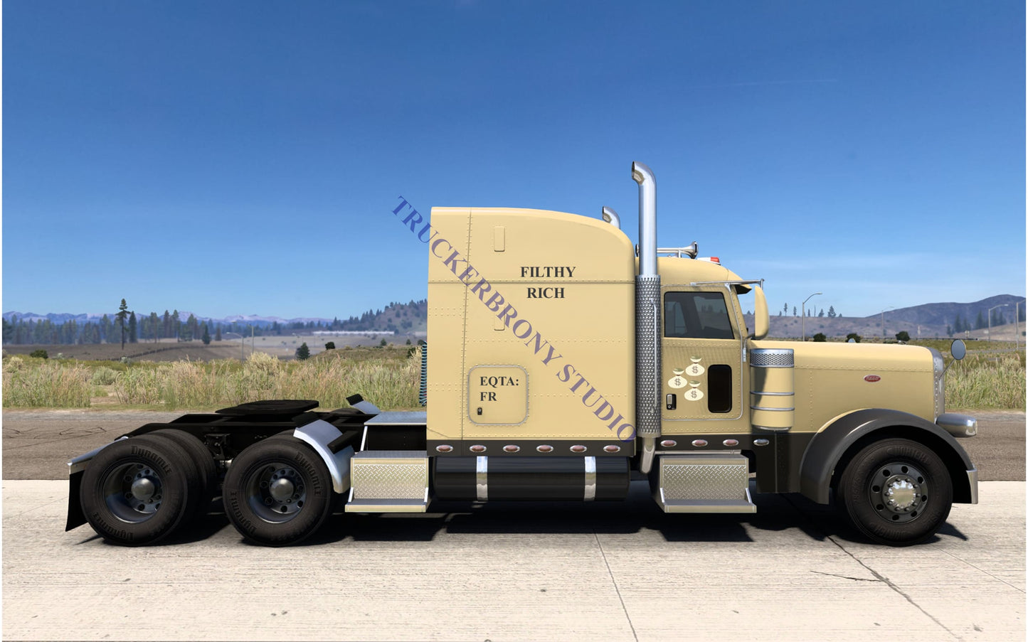 Filthy Rich Peterbilt 389 (Digital Image)