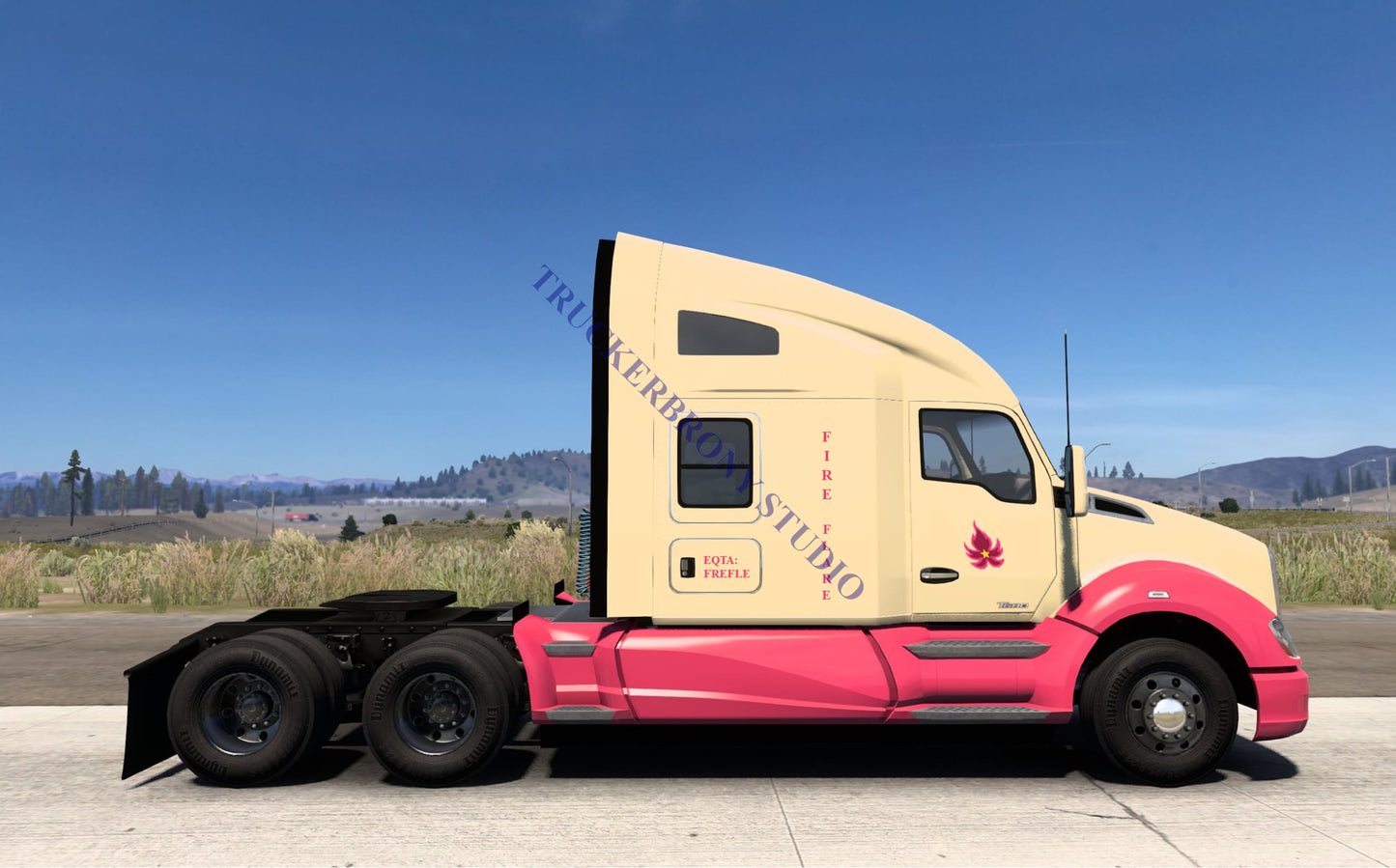 Fire Flare Kenworth T680 (Digital Image)