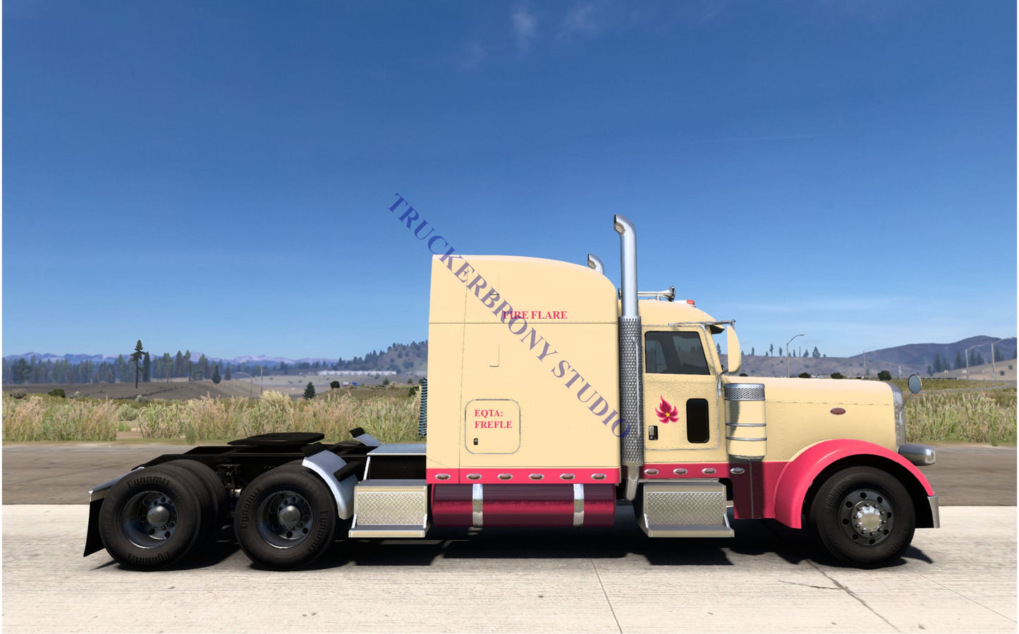 Fire Flare Peterbilt 389 (Digital Image)