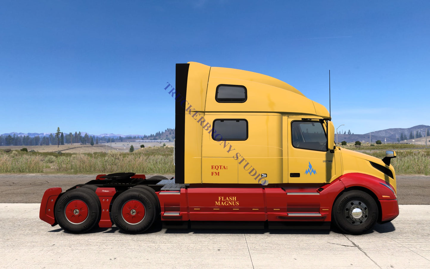 Flash Magnus Volvo Vnl (Digital Image)