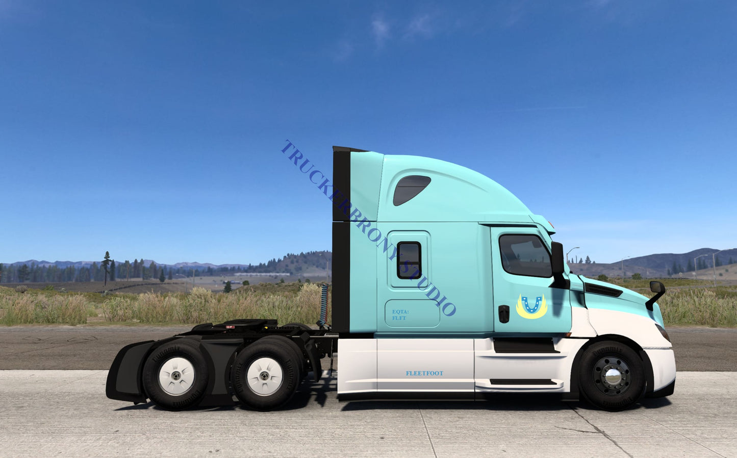 Fleetfoot Freightliner Cascadia (Digital Image) Digital Image