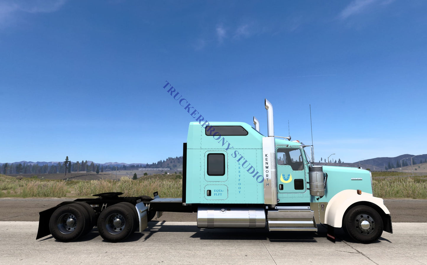 Fleetfoot Kenworth W9000 (Digital Image) Digital Image