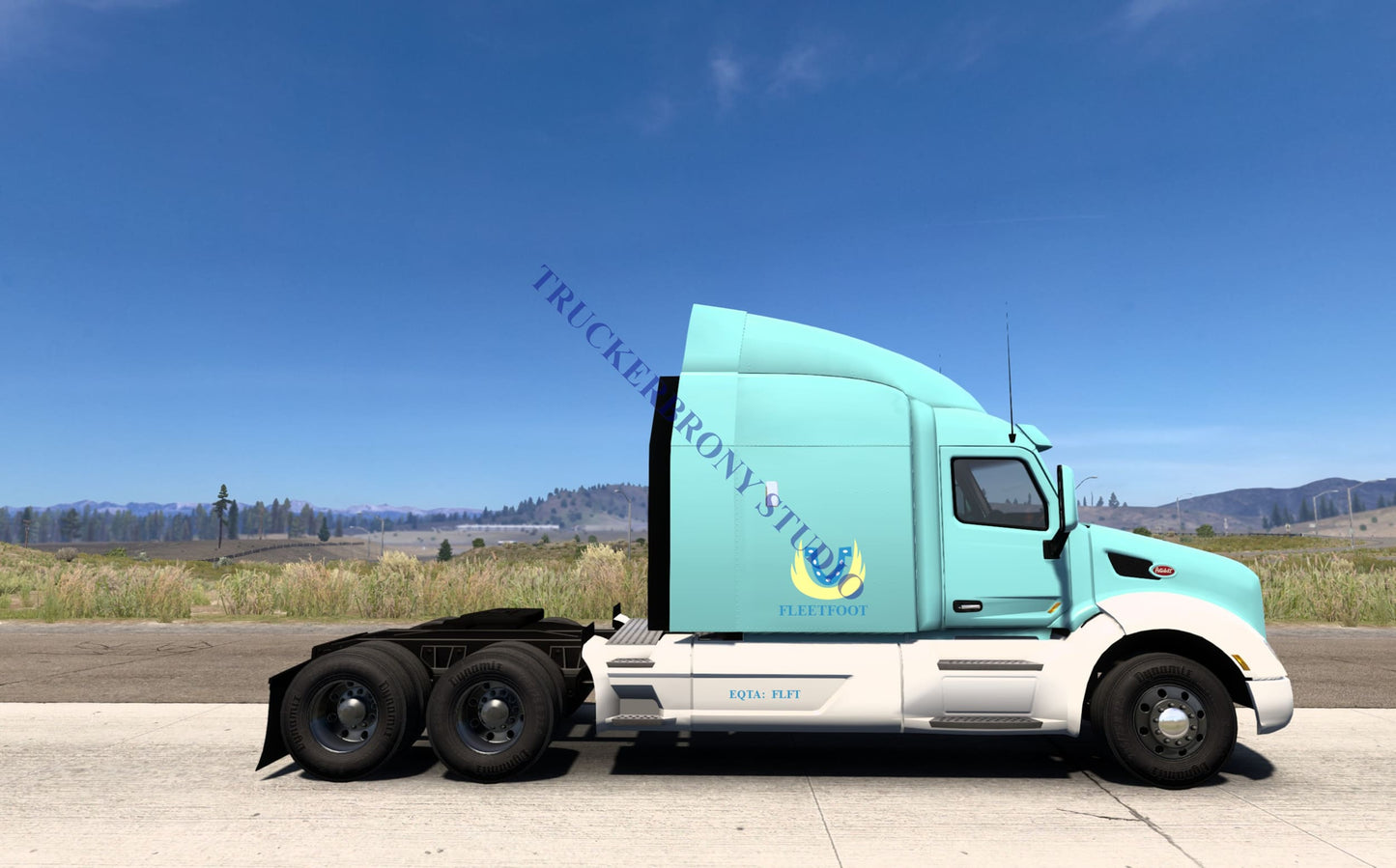 Fleetfoot Peterbilt 579 (Digital Image) Digital Image