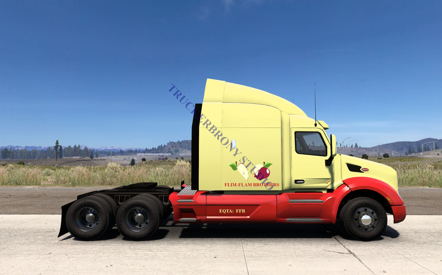 Flim-Flam Brothers Peterbilt 579 (Digital Image)