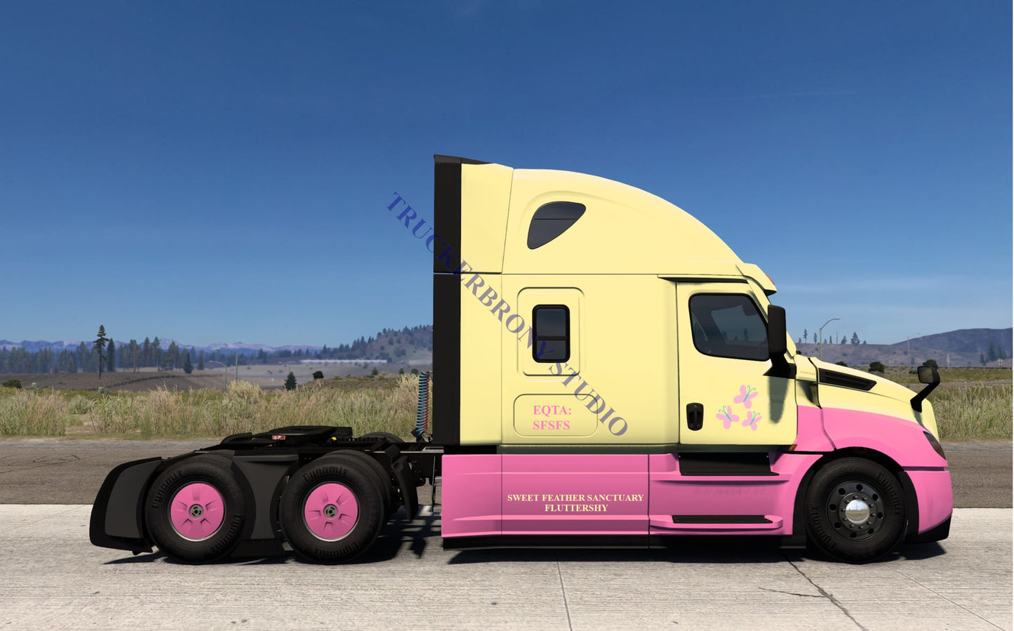 Fluttershy Freightliner Cascadia (Digital Image)