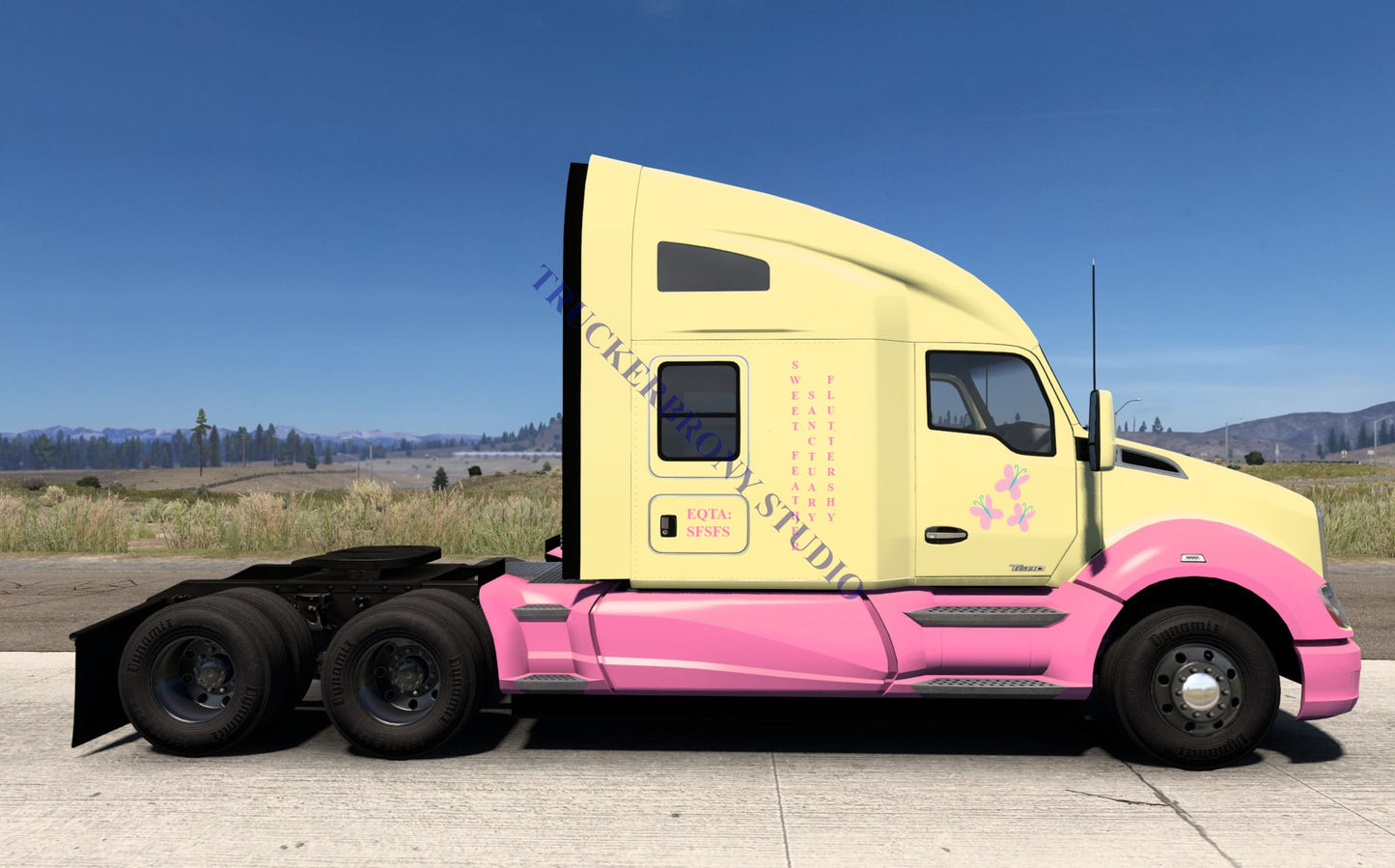 Fluttershy Kenworth T680 (Digital Image)