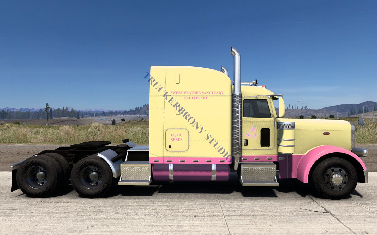 Fluttershy Peterbilt 389 (Digital Image)