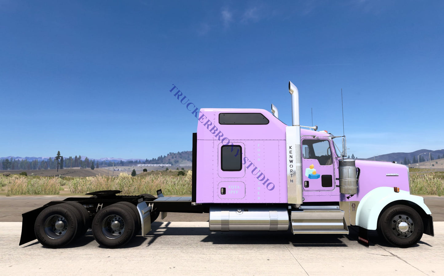 Fond Feather Kenworth W9000 (Digital Image)