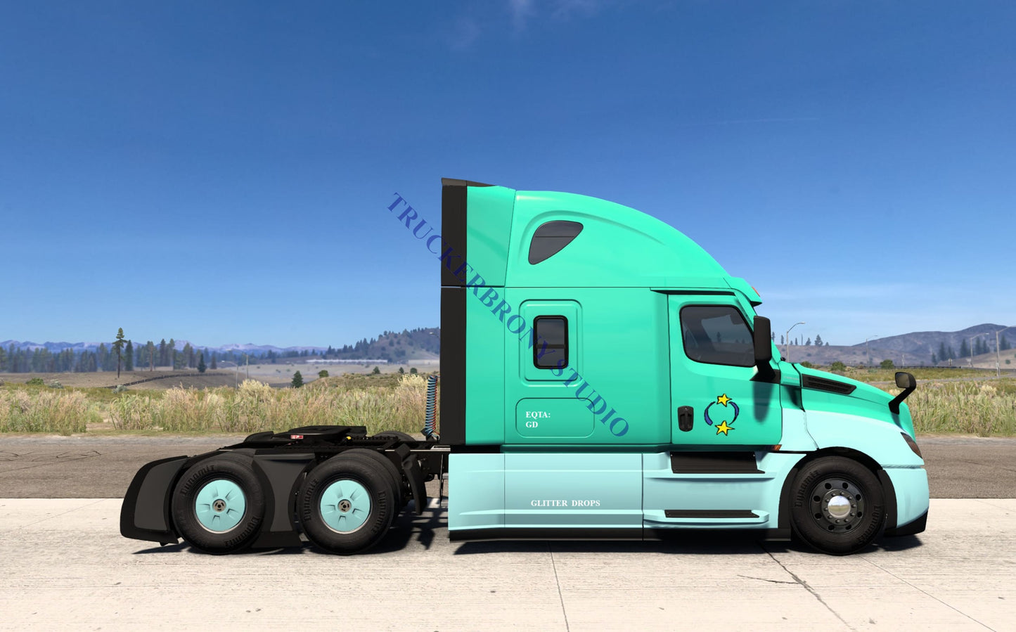 Glitter Drops Freightliner Cascadia (Digital Image)