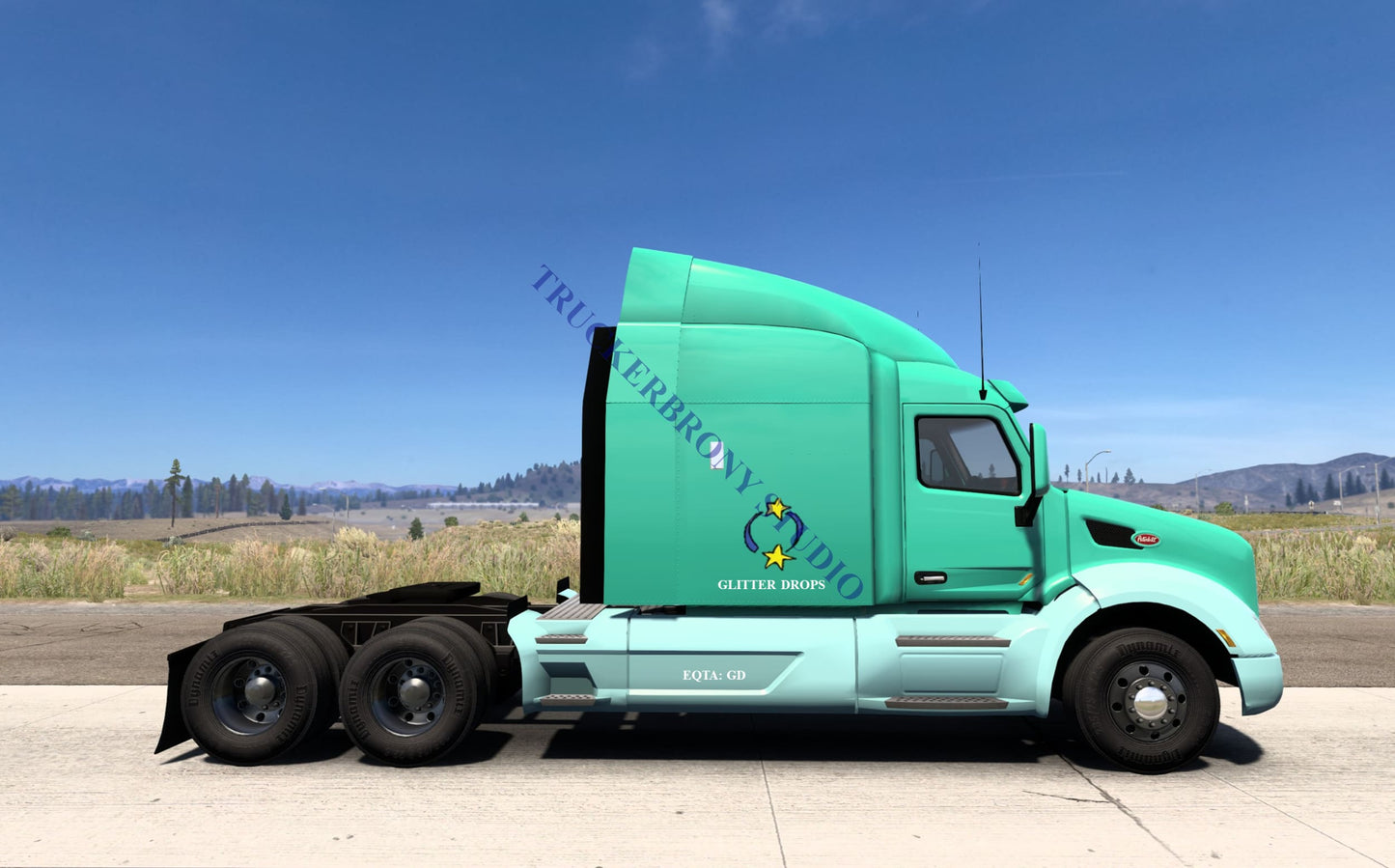 Glitter Drops Peterbilt 579 (Digital Image)