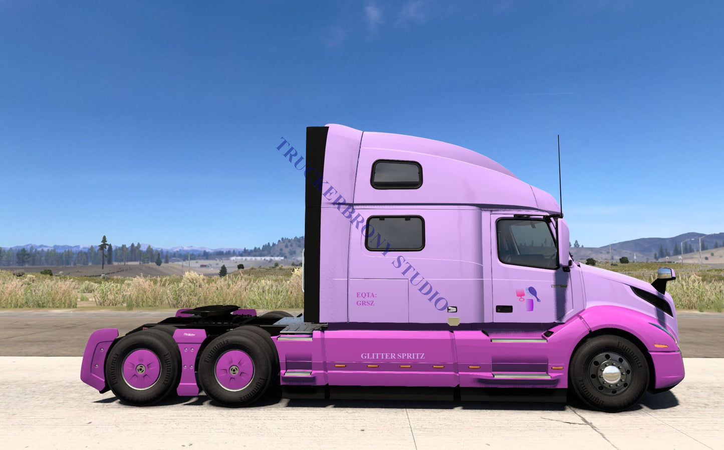 Glitter Spritz Volvo Vnl (Digital Image)