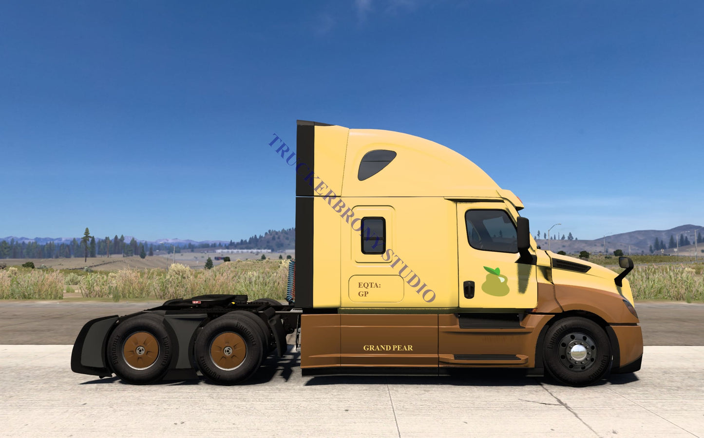Grand Pear Freightliner Cascadia (Digital Image)