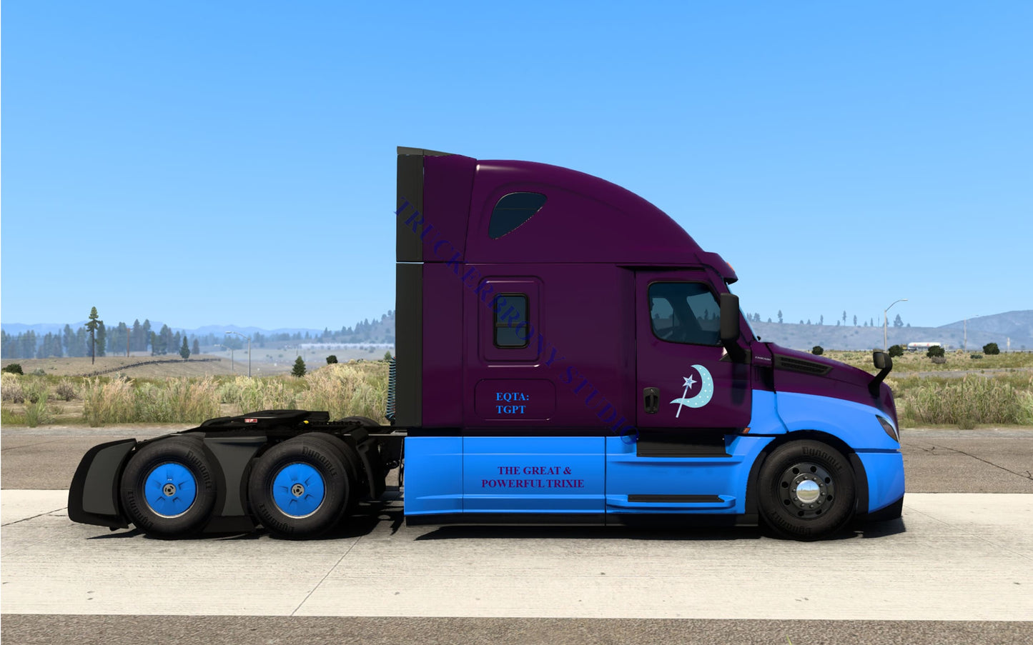 The Great & Powerful Trixie Freightliner Cascadia (Digital Image)