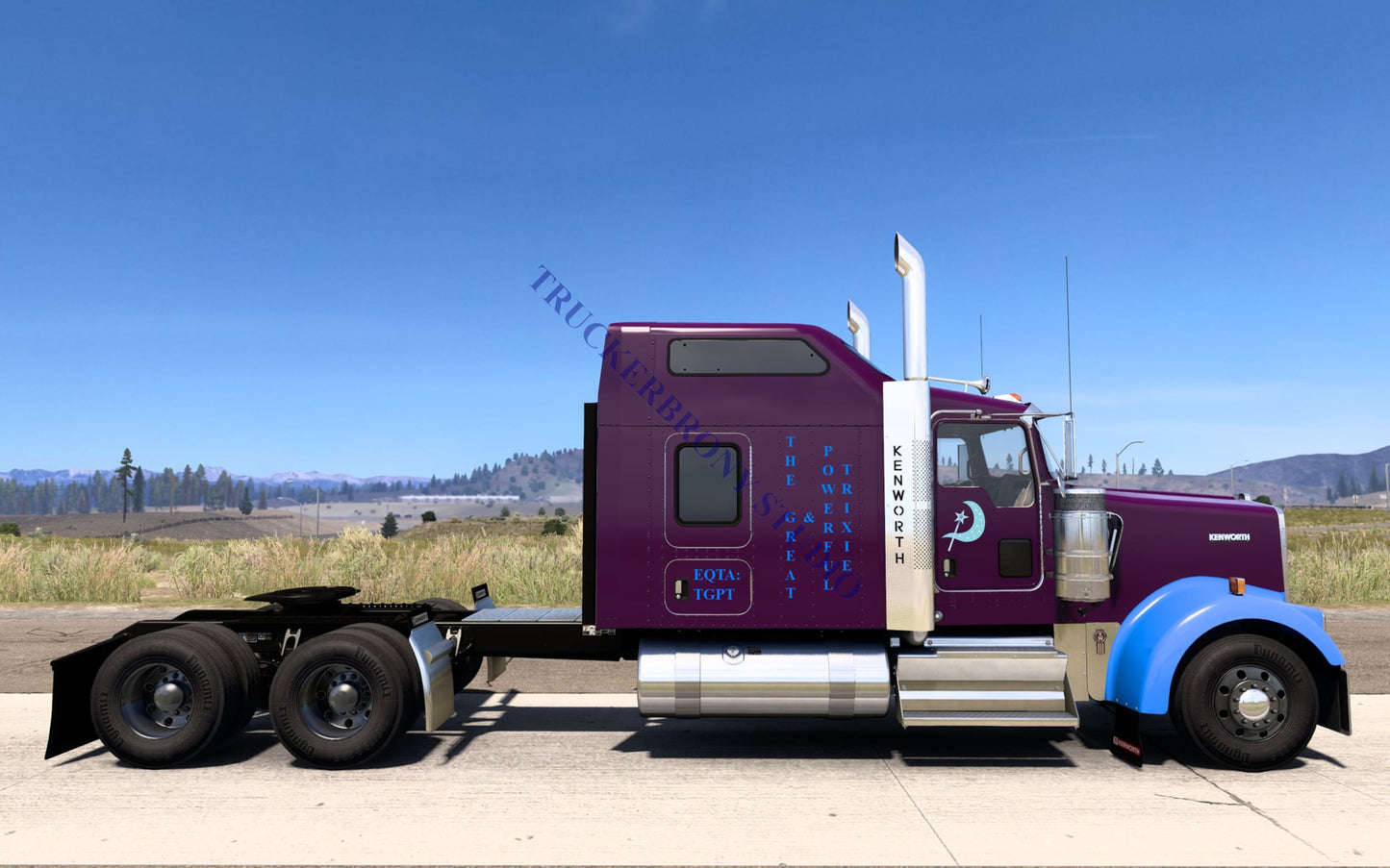 The Great & Powerful Trixie Kenworth W9000 (Digital Image)