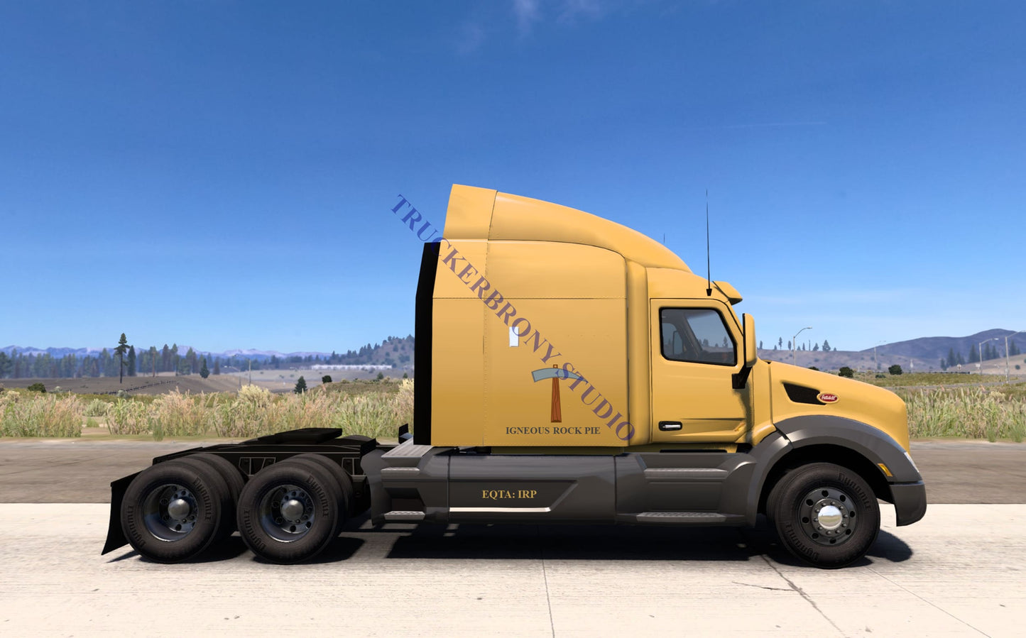Igneous Rock Pie Peterbilt 579 (Digital Image)