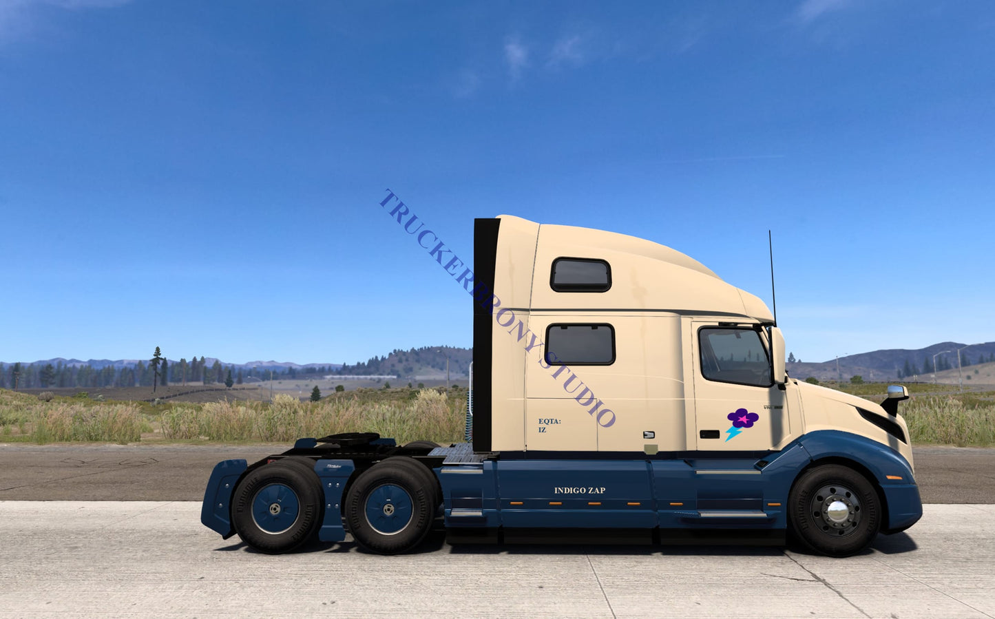 Indigo Zap Volvo VNL (Digital Image) Digital Image