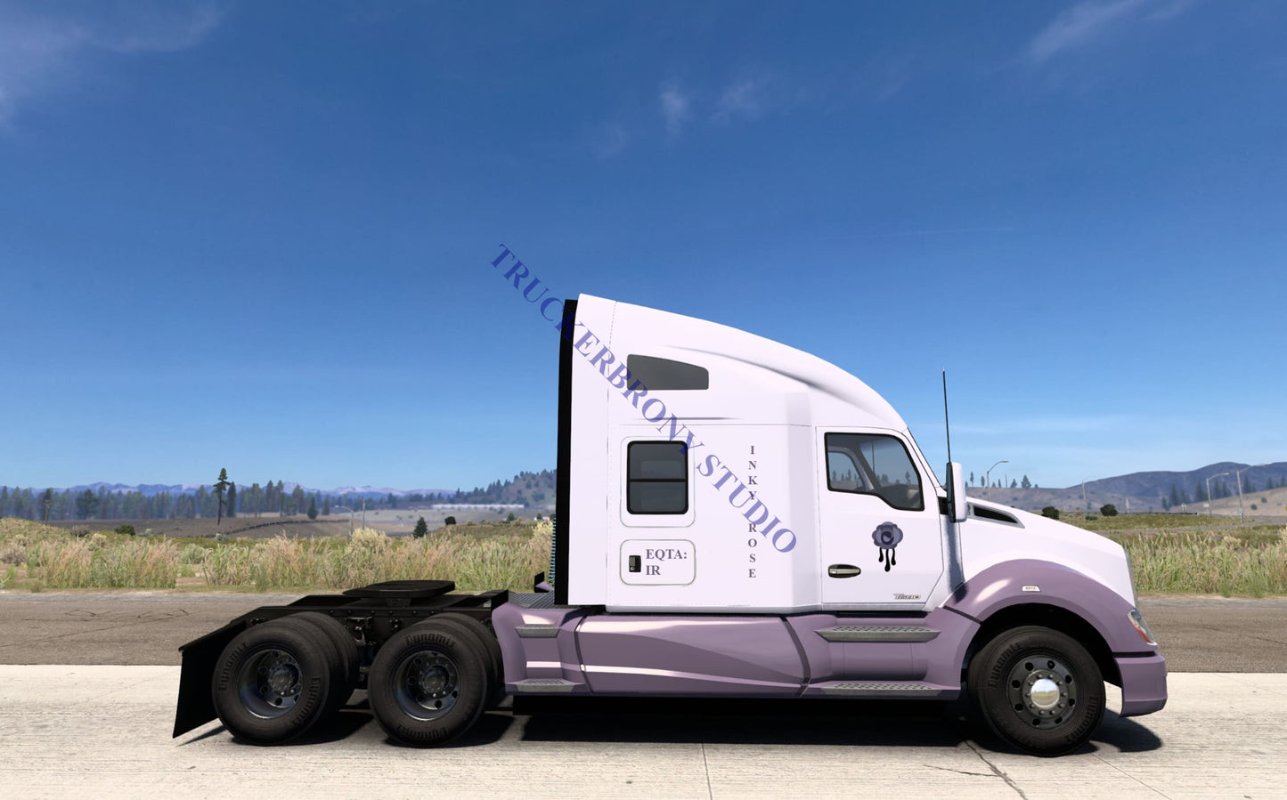 Inky Rose Kenworth T680 (Digital Image)