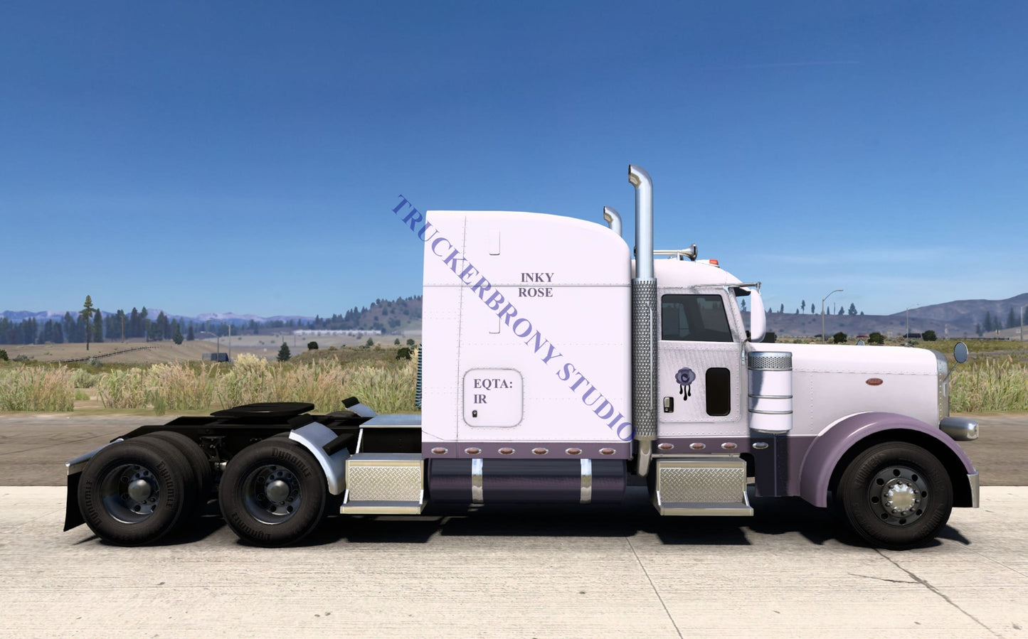 Inky Rose Peterbilt 389 (Digital Image)