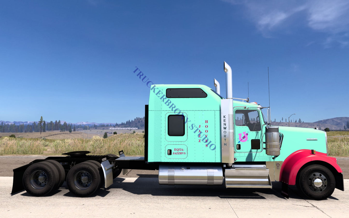 Jazz Hooves Kenworth W9000 (Digital Image)